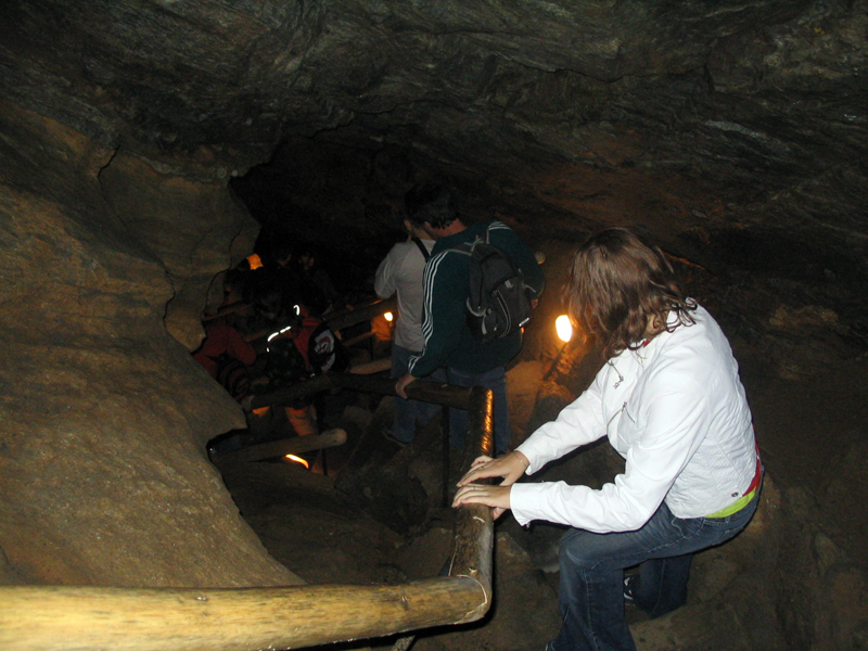 Chýnovská jeskyně - ukázka ze sestupu