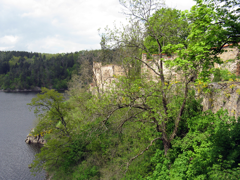 Zvíkov hradby