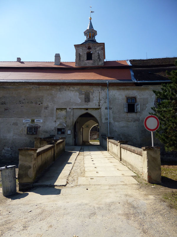 Zámek Plumlov - vstup do zámku